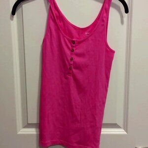 Pink Fitted Tank Top
